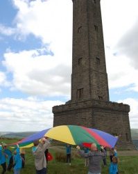 District Beaver Walk to Peel Tower