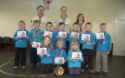 Beavers Win District Akeema Shield Competition